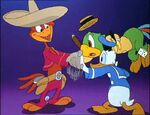 Donald and Joe meet Panchito.