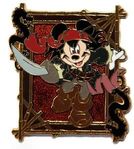 Mickey as Jack Sparrow Pin