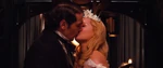 Glinda and Oz share a passionate kiss