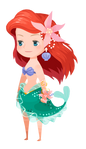 Ariel Costume Kingdom Hearts χ