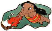 DCL - Pin Trading Under The Sea - Lilo with Pudge - Pursuit Pin