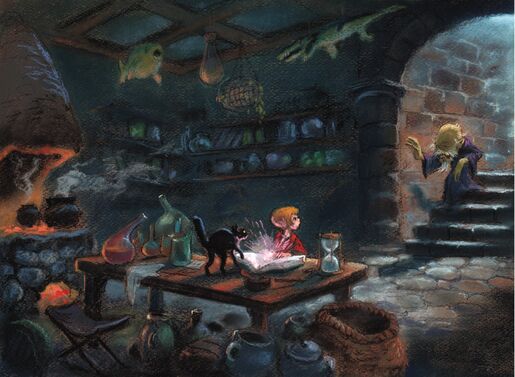 Disney's The Little Broomstick - Concept Art by Mel Shaw - 1