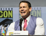 John Cena speaks at the 2018 San Diego Comic Con.