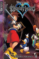 Cover of Volume IV of the Kingdom Hearts manga