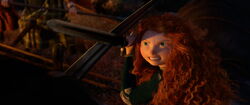 Merida protecting Elinor