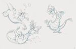 Nessie concept art by Andreas Deja.
