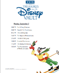 Treasures from The Disney Vault Schedule pdf