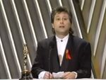 Menken accepting his award for Best Score for Beauty and the Beast at the 64th Academy Awards.