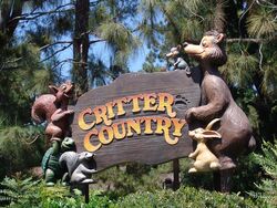 Critter Country at Disneyland