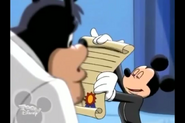 Mickey Tells Pete Their is an Act of Pete Clause in The House of Mouse Contract