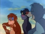 Louie with Bagheera & Baloo