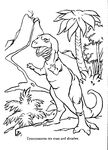 T. rex from the Epcot Center coloring book