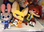 Zootopia flat plushes