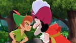 Peter Pan and Captain Hook