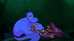 Genie and Carpet playing chess