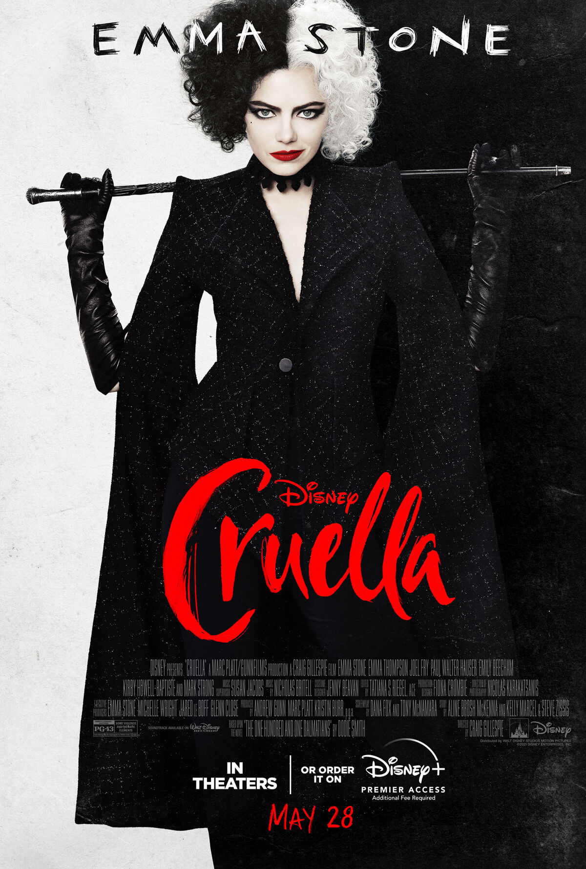 emma stone spotted while filming disney's 'cruella' movie in