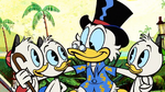 Duck the Halls - Scrooge with Huey, Dewey and Louie