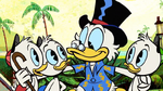 Duck the Halls - Scrooge with Huey, Dewey and Louie