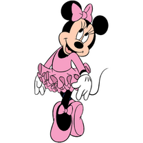 Minnie bailarina de ballet.