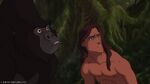 Kerchak and Tarzan hear a strange sound