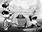 Mickey and Donald on their first adventure