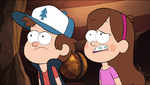 Dipper with Mabel without her sweater