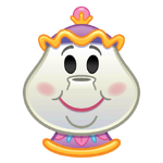 Mrs.Potts' emoji for Disney Emoji Blitz