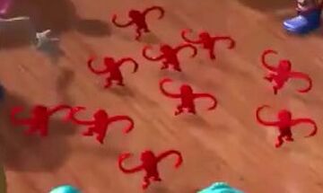 Plastic monkey toys from the 90s hot sale