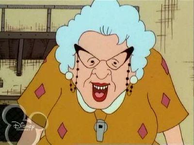 Images of Muriel Finster from the Recess franchise. 