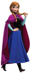 Anna (Frozen franchise, Disney Infinity series, Ralph Breaks the Internet, Kingdom Hearts III, and Once Upon a Studio)