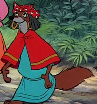 Robin Hood disfrazado de adivina.