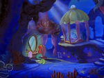 Ariel's bedroom at night
