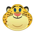 Clawhauser's emoji for Disney Emoji Blitz