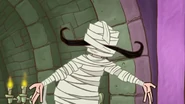 Conrad as a mummy