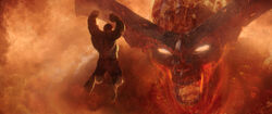 Surtur being attacked by .