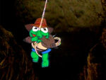 Baby Kermit as Indiana Jones