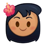 Lilo emoji for Disney Emoji Blitz