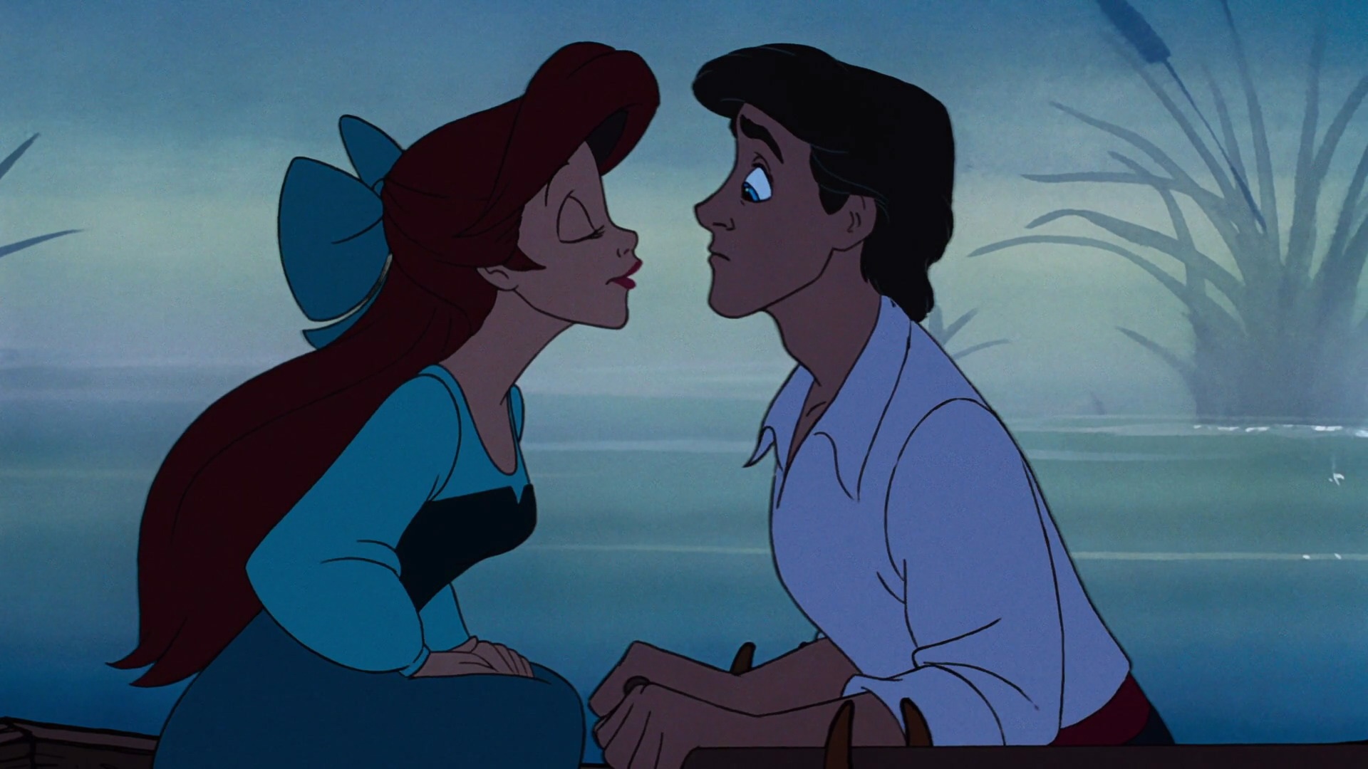 ariel and eric the little mermaid