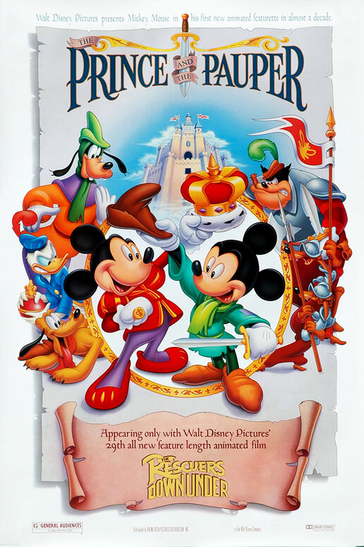 Mickey prince and pauper poster 7808