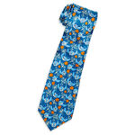 Stitch silk necktie for adults