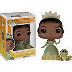 Funko Pop of Tiana with Prince Naveen in his frog form