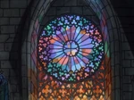 Tumblr n3yibeRbXO1qhcrb0o1 1280.jpg (79 KB) Multiple Hidden Mickeys as seen on the stained glass window in the church in One Hundred and One Dalmatians