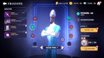Frozone in Disney Sorcerer's Arena.