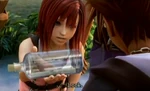 Kairi gives Mickey's third letter to Sora at the end of Kingdom Hearts II.