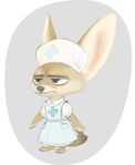 Finnick as a nurse by Cory Loftis