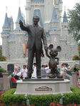 The "Partners" statue of Mickey and Walt Disney.