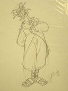 An early character design of Whitmore by John Pomeroy.