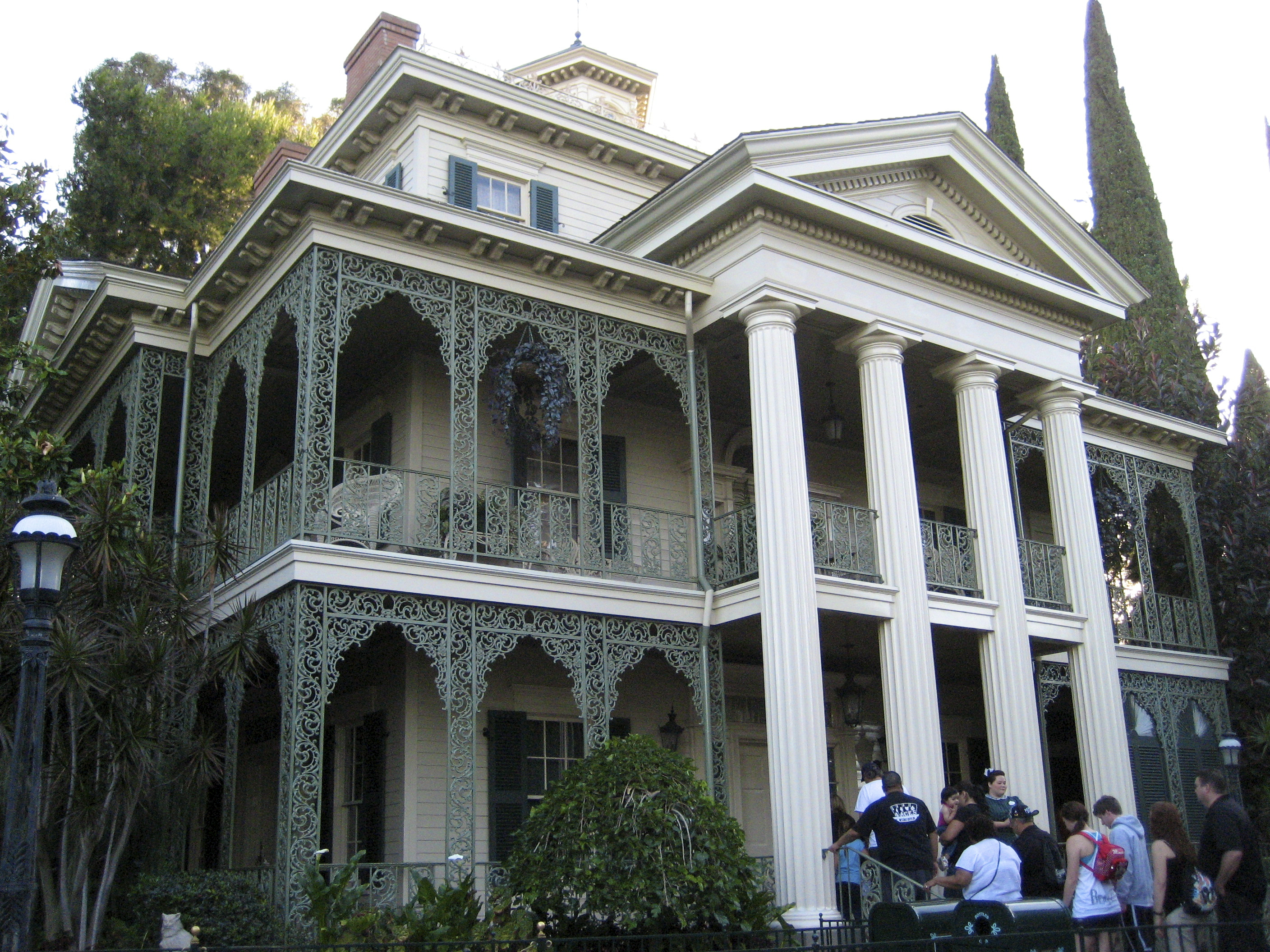 inside haunted mansion