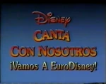 Opening title card to the 1994 Spanish release of "Let's Go to Disneyland Paris" Known as "iVamos A EuroDisney!" (Only used as a closing title card)