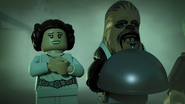 Leia & Chewie in Ben's nightmare - LEGO Star Wars Terrifying Tales